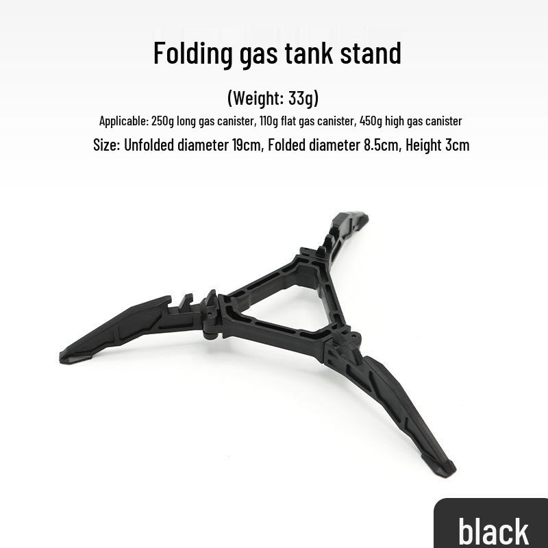 

Portable Outdoor Folding Gas Can Holder - Universal Tripod Camping Accessory чёрный