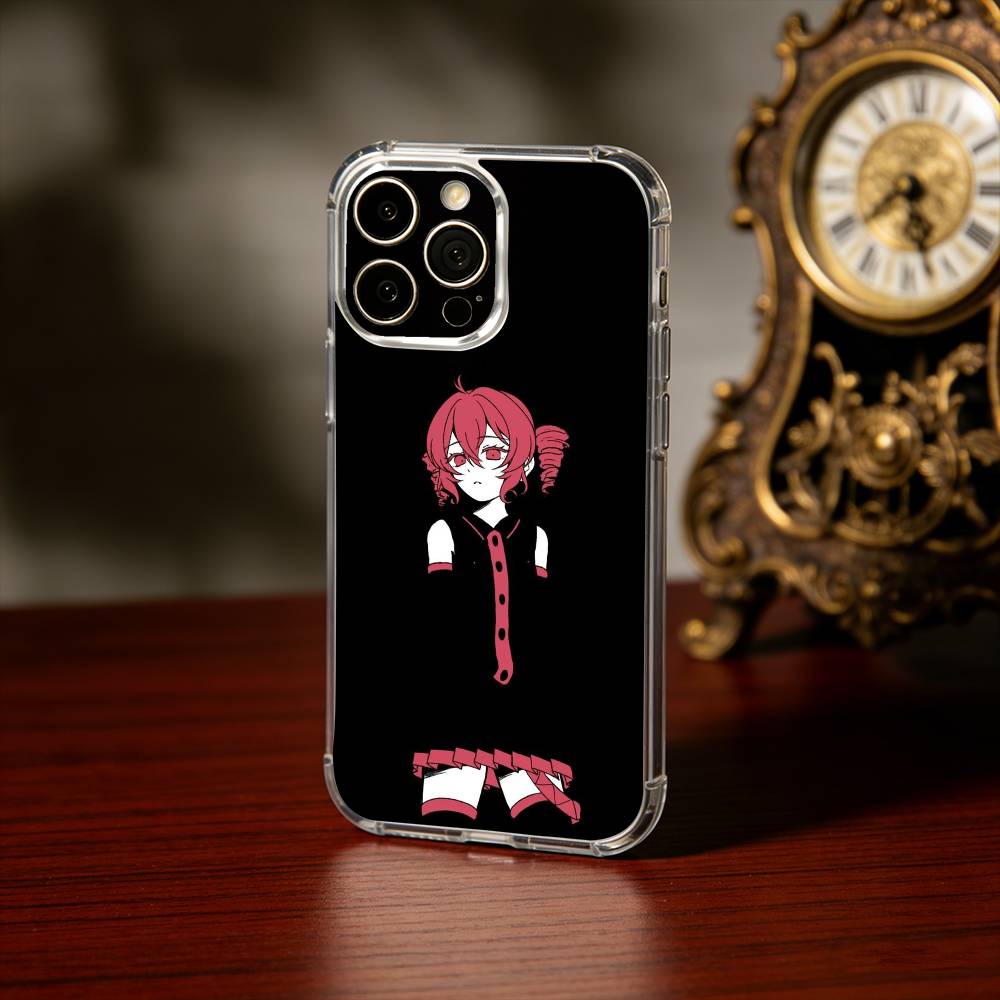 1PC K-Kasane T-Teto Phone Case For iPhone 17 16 15 14 13 12 11 Mini Pro Max Plus Transparent Cover