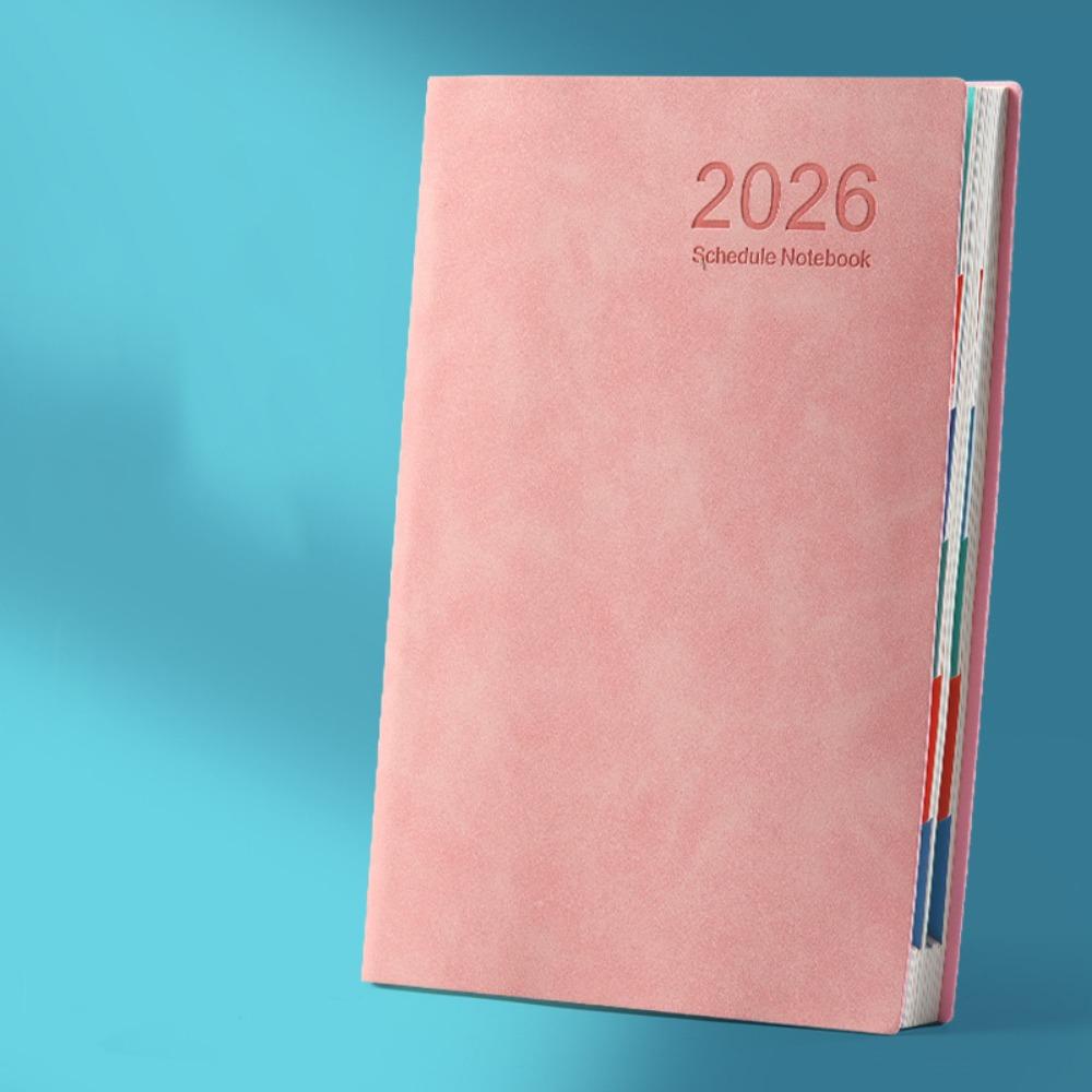 Planner Reminder 2026 Agenda Book A5 Daily Planner Portable Calendar Book  Office Supplies