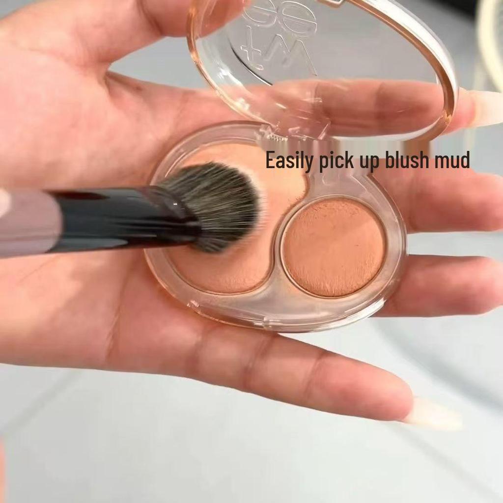 Small Angled Blush & Contour Brush - Soft Bristles, Versatile Makeup Tool