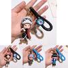 Stilvoller One Piece Schlüsselanhänger für Luffy Nami Sanji Zoro Fans Langlebiges Silikon-Accessoire