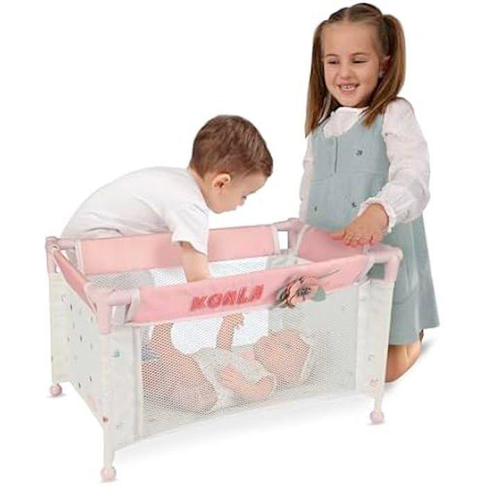 Berceau De Voyage - DE CUEVAS TOYS - Koala - Blanc Et Rose