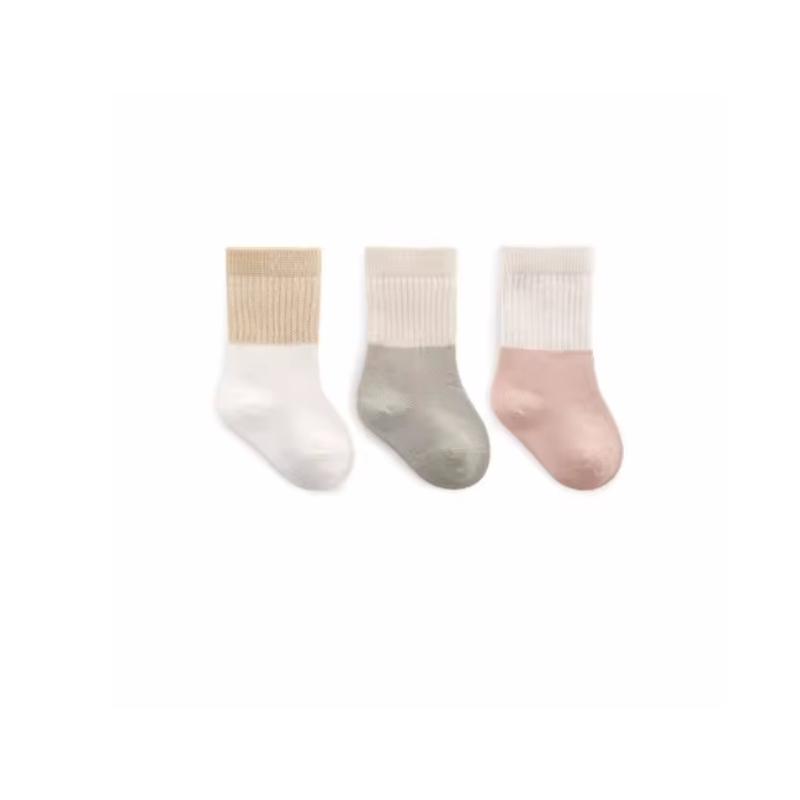 3 Paare/Set Neugeborenen-Babysocken für Mädchen Jungen Frühling Sommer Säugling Mädchen Junge Kleinkind Kurze Socke 0-5 Jahre Kindersocken
