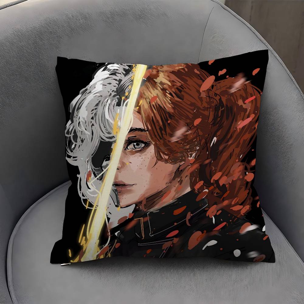 Game Clair Obscur Expedition 33 Maple Design Cushion Cover Happy Autumn Harvest Decor Holiday Decorati Pillow Cover