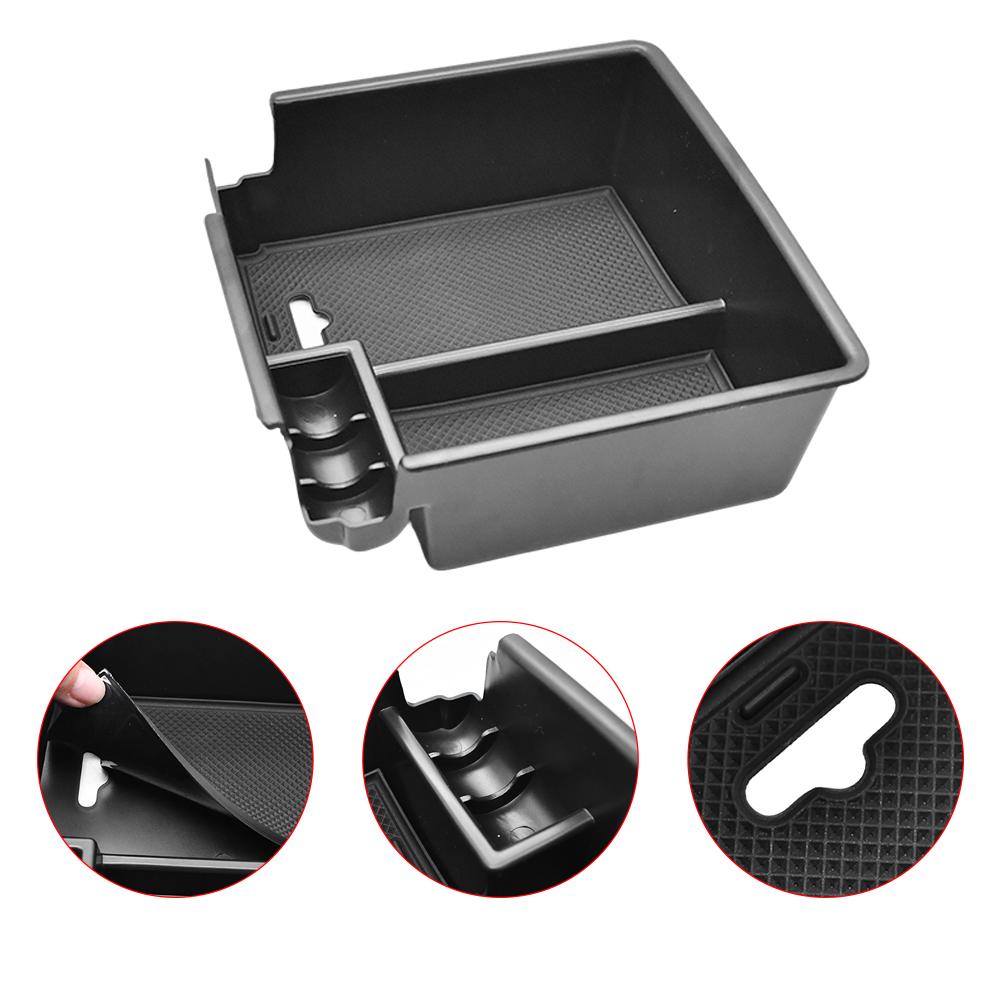 For Ford Ranger 2019 2020 2025-2025 Center Console Organizer Tray Armrest Storage Box Layered Storage Box Interior Accessories