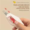 Diamond Design Unbox Knife Safety Round Head Cutter Magnetic Carton Box Cutter for Opening Package Letter Utility Knife