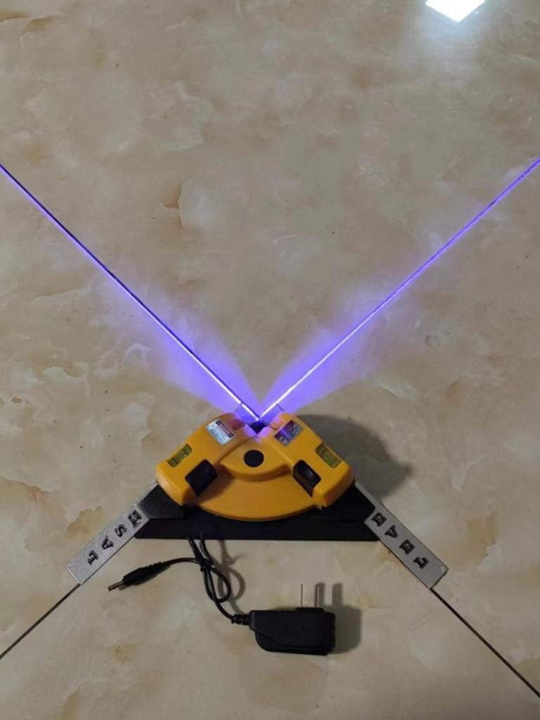 High Precision Infrared Multi-functional Laser Level 90° Right Angle Ruler