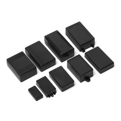 1 Stück Kunststoff Elektronik Projektbox Wasserdicht Schwarz DIY Gehäuse Instrumenten Kasten Elektro Zubehör