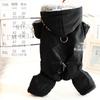 Dog Clothes Autumn and Winter Clothing Thick Handsome Sports Wind Four Legs Cotton Clothes Small Dog Teddy Pet Supplies