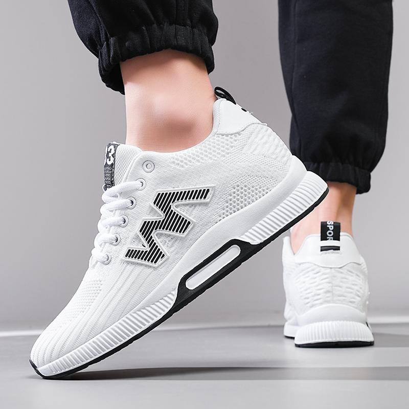 6CM Elevator Shoes Lift Men Sneakers Relax Breathable Soft Mesh Men Casual Shoes Summer Invisible Height Increase Shoes Taller