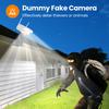 Solar Lights Outdoor Motion Sensor Garden Wall Fence Clip On Light LED Dummy Decoy Fake Security Camera Yard Sensing Lamp