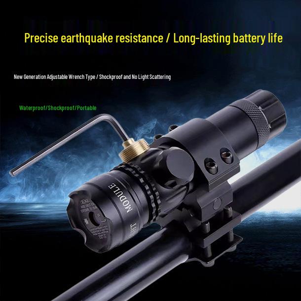 Green Laser Sight: Shockproof, Waterproof, 360° Adjustable, Infrared, Long-Range Outdoor Use