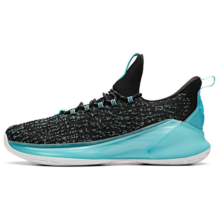 

Anta Light Cavalry 4 Slip Resistant Abrasion Resistant Low top Basketball Shoes Men s Black Blue White 11921668-6 44.5
