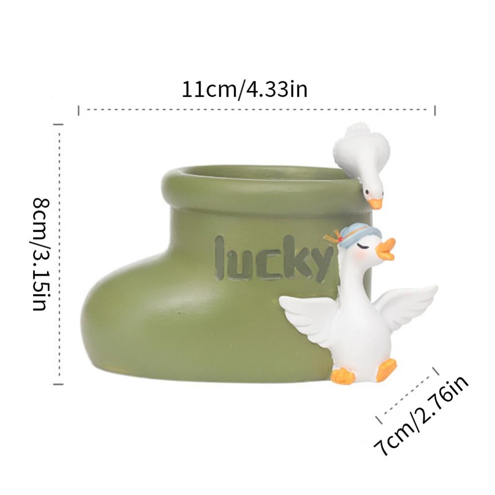 Cartoon Animal Shaped Planter Garden Decorative Small Flower Pot Succulent Planter Pots Resin Container Home Table Decoration