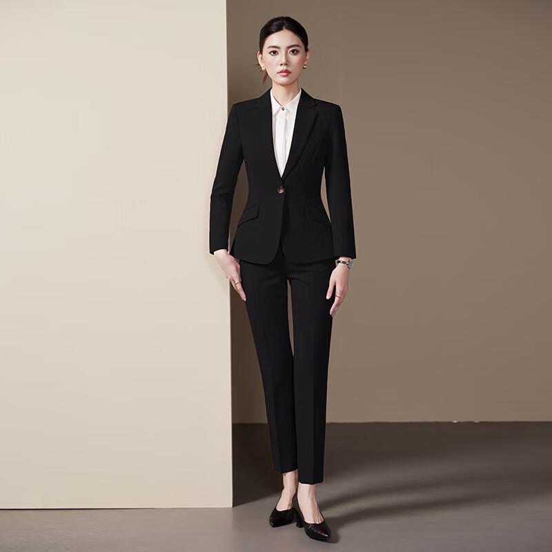 Teluoman Women s Long Sleeve Suit Set L