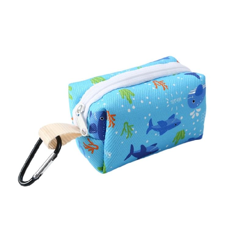 

Cats Dog Poop Scooper Bags Dispenser Poop Collector Holder Portable for Walking 1 синій