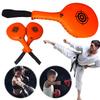 PU Boxing Foot Target Boxing Training Mat Ergonomic Boxing Focus Pads Kickboxing Pads Training Rebound Target for Martial Arts