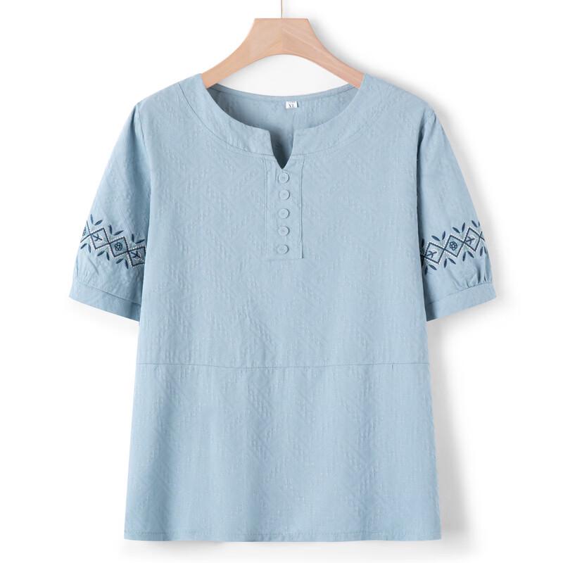 Yuzhaolin Women's Summer Printed Short Sleeve T-Shirt