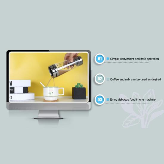 500 ml elektrische Shaker-Flasche, automatischer Mischbecher, langlebiger, vielseitiger Protein-Shaker-Becher für das Home-Office in der Schule