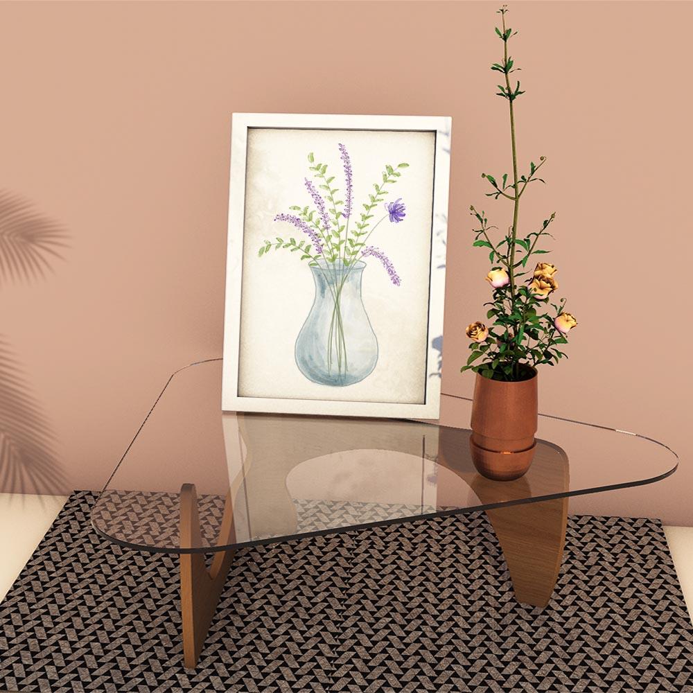 

Скандинавский простой натюрморт картина маслом Лаванда бонсай искусство холст картина гостиная коридор офис украшение дома фреска без рамки 21*30cm No Frame