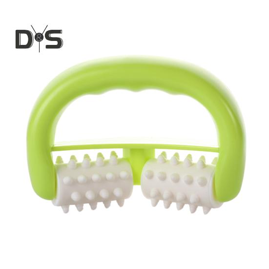 

Массажер для глубоких тканей, антицеллюлитный массажер, эргономичный дизайн, легкий портативный неэлектрический роликовый массажер флуоресцентный зеленый