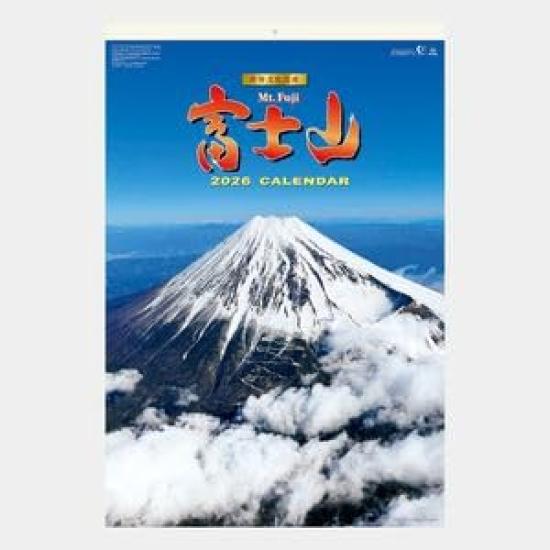 

2026 Пленочный настенный календарь Гора Фудзи SB250 x (Рэйва 8) Всемирное наследие (74.7 50.4 см) синий