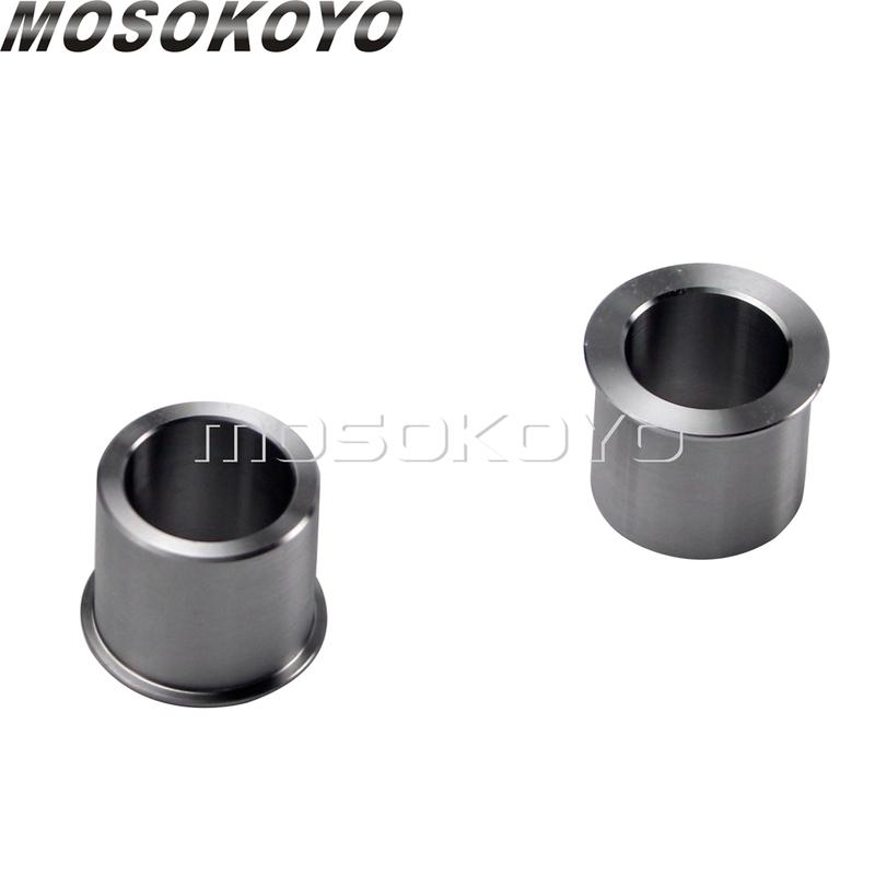 For Harley Wheel Bearing Reducers 1" To 3/4" Axle Reducer Spacer Kit for Sportster Touring Softail Dyna with 1" Sealed Bearings