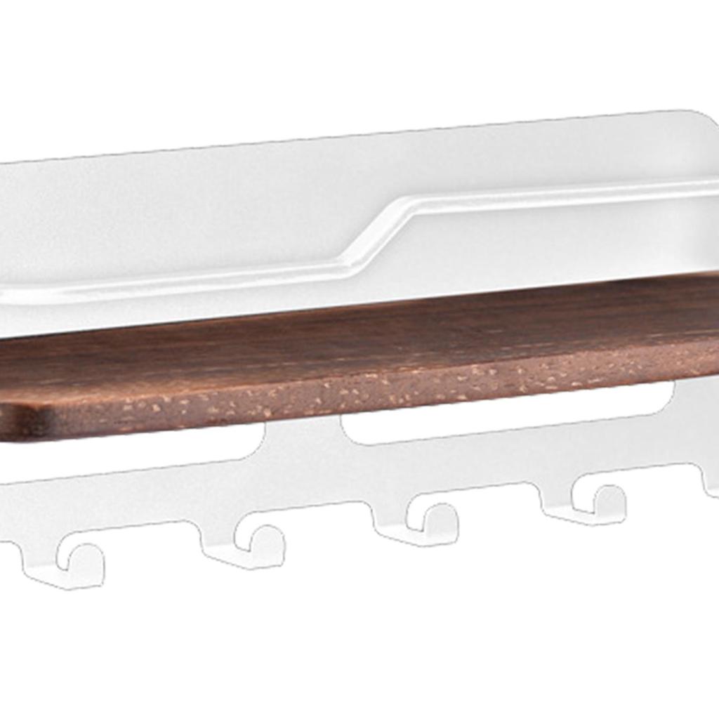 Fridge Side Rack with Hook Rack Hanging Basket for Kitchen Balcony Cabinet