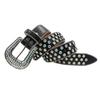 Punk Belt European and American Style AB Colored Diamond Rhinestone Punk Hot Girl Style Belt Men's Women's Belt