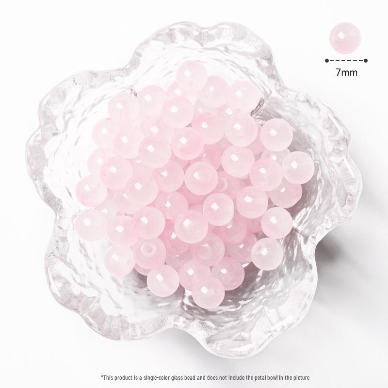 

Набор для самостоятельного изготовления украшений из стеклянных бусин для девочек: 7 мм развивающие игрушки-браслеты ручной работы