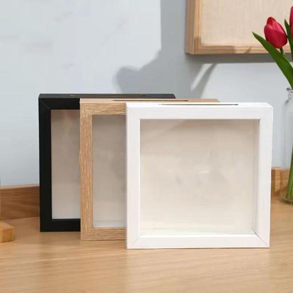 Wooden Adventure Archive Box Transparent Ticket Shadow Box Multifunctional Picture Frame Friends