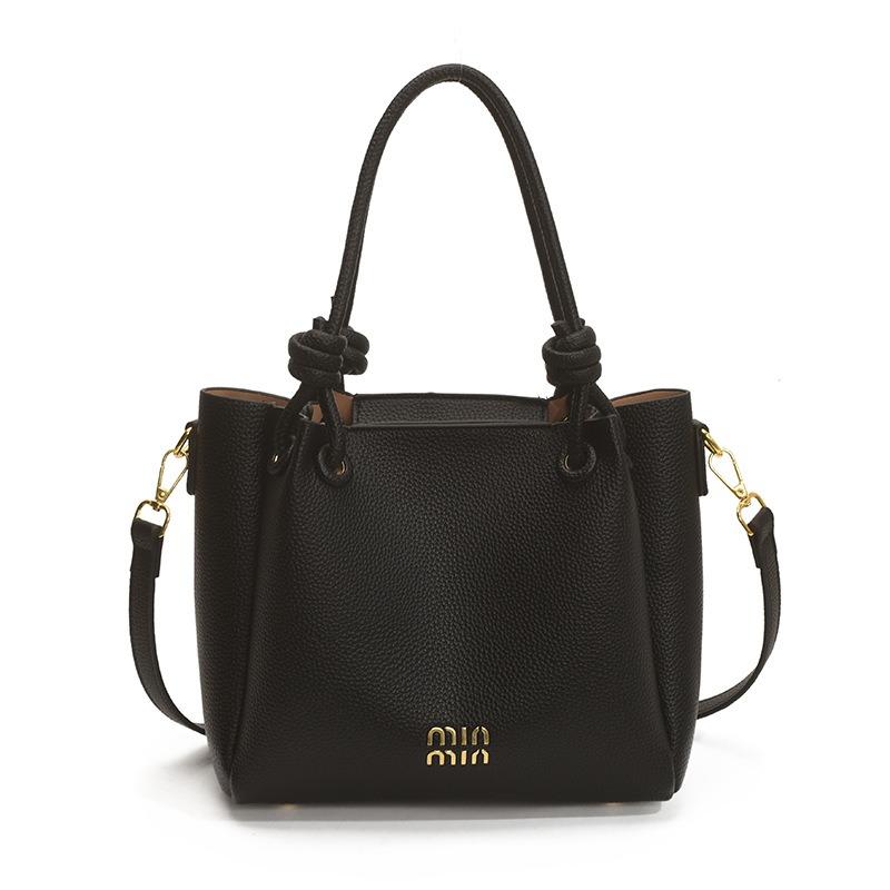 Popular small bag women's summer new simple shoulder messenger bag portable bucket bag