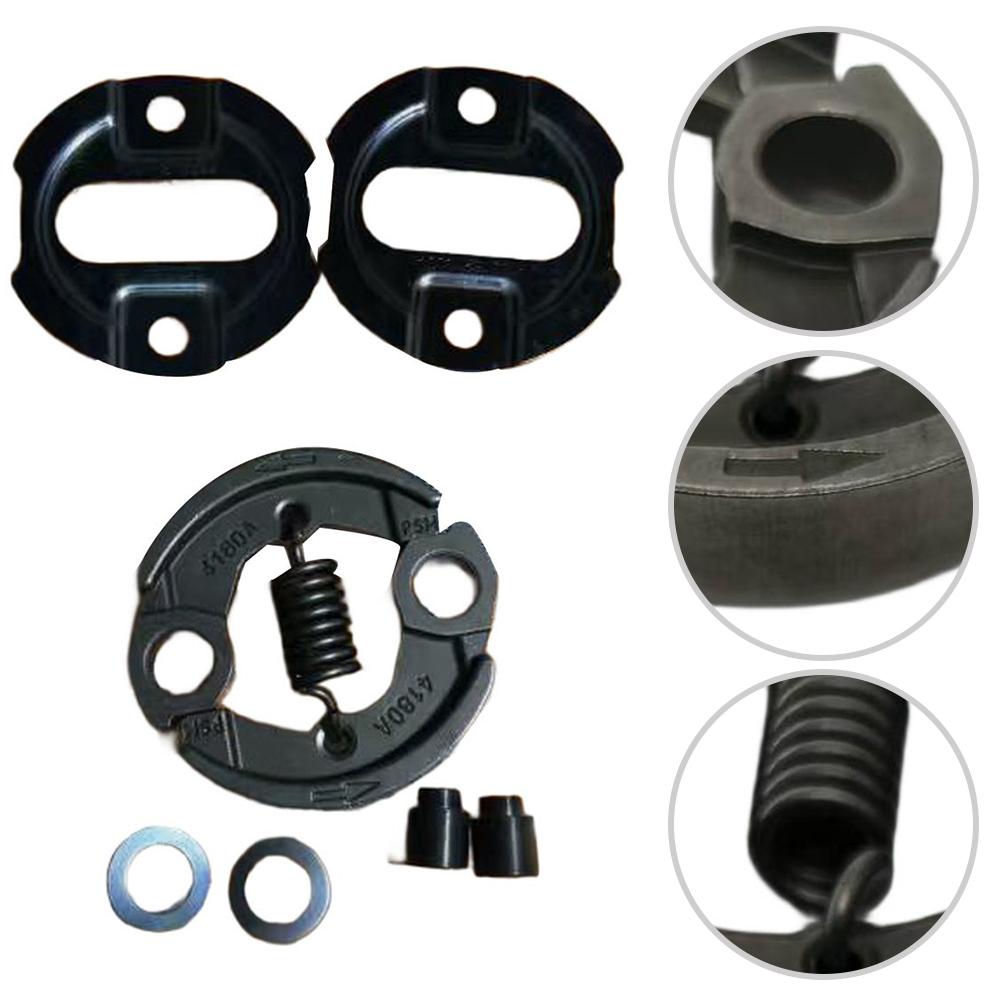 Lawn Mower Clutch Kit Compatible with For FS91 FS94 FS111 KM91 Models Includes Clutch Shoes Spring and Washers