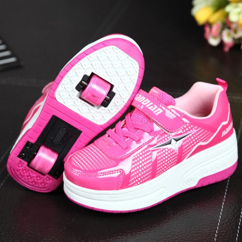 Buy Size 2841 Single/Two Wheels Roller Skates Shoes For Kids And