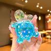 Diy Creative Table Toy Gift with Luminous Sand, Dazzling and Sparkling Turtle Ornaments