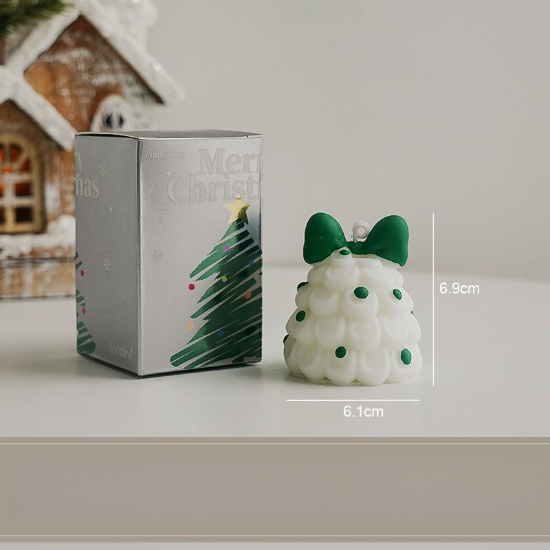 Y Christmas Tree Scented Candle Atmosphere Souvenir Handmade Home Fragrance Candle Simulation Cartoon Candles Christmas Gift