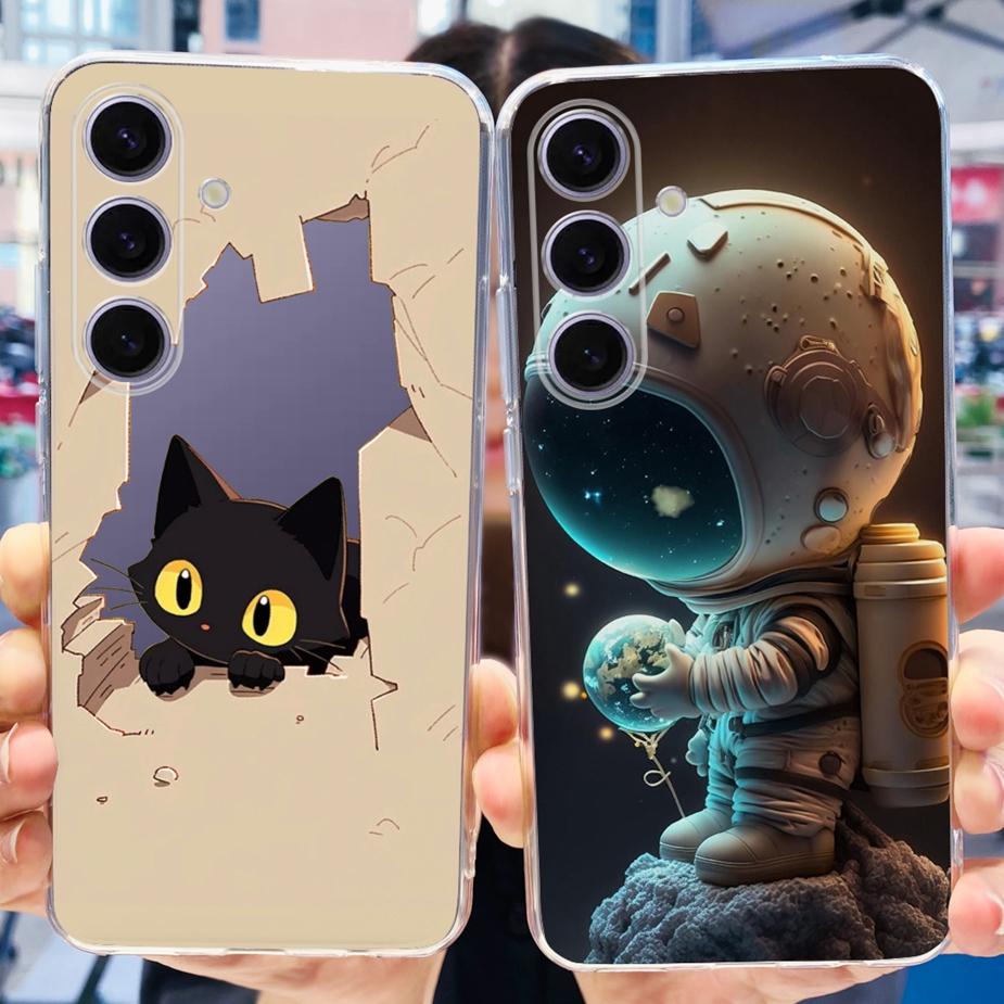 For Samsung Galaxy S24 Case S24+ New Fashion Painted Cover Soft Silicone Phone Case For Samsung S24 Ultra S 24 Plus Fundas Coque