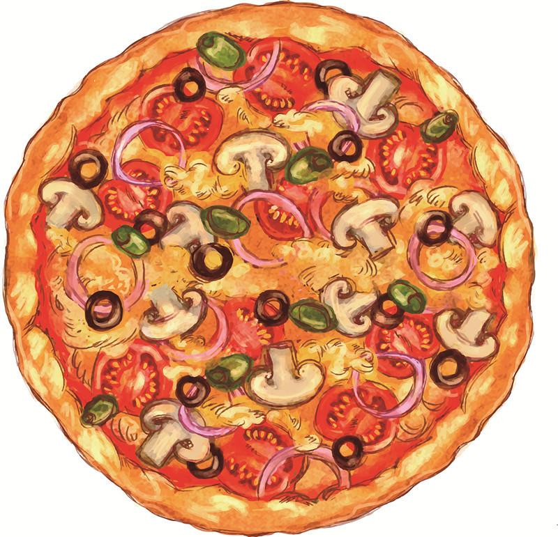 Pizza Pancake Hamburger Plush Round Rug Creative Funny Living Room Decoration Washable Carpet Anti-slip Lounge Soft Floor Mat
