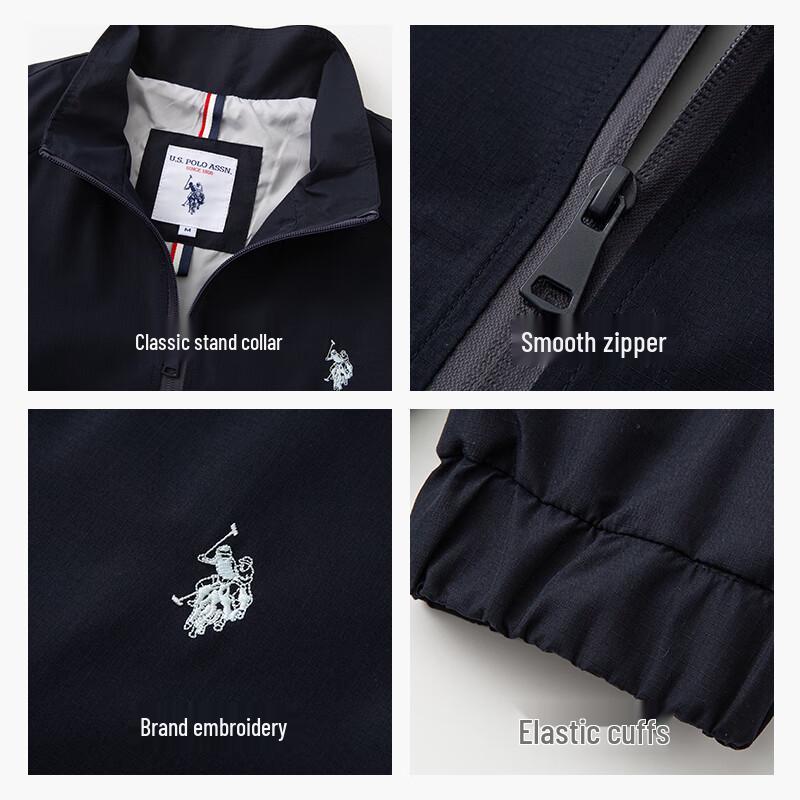 U.S. Polo Assn. Men's Casual Stand-Collar Jacket