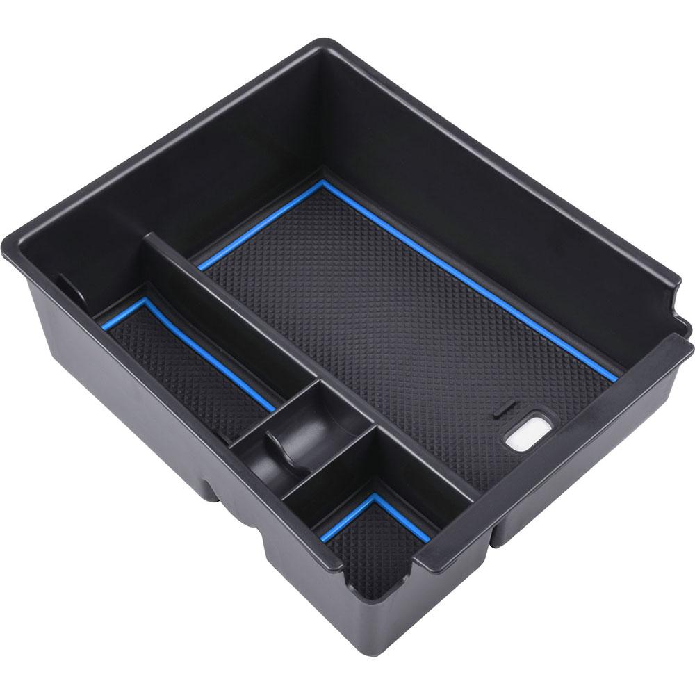 

Center Console Organizer for 2025 2025 2025 Hyundai Tucson Limited and Tucson Hybrid Accessories, Push Button Transmission Only синий