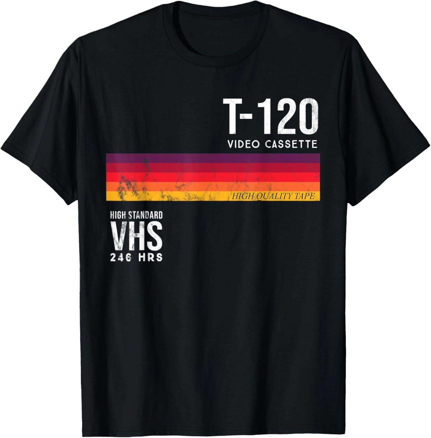 Vintage 80s Video Cassette Tape VHS T- Shirt 3XL