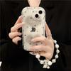Case For Infinix Hot 40 Pro 30I 40i 20 30 Play Note 30 40 Pro Smart 8 7 TECNO Zero 30 4G Spark 20 20C Cover Love Heart Bracelet