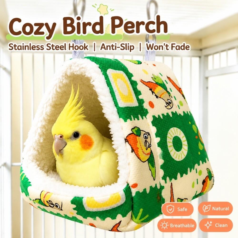 Triangle Bird House Hanging Pet Sleeping Bed Pet Supplies Bird Nest Parrot
