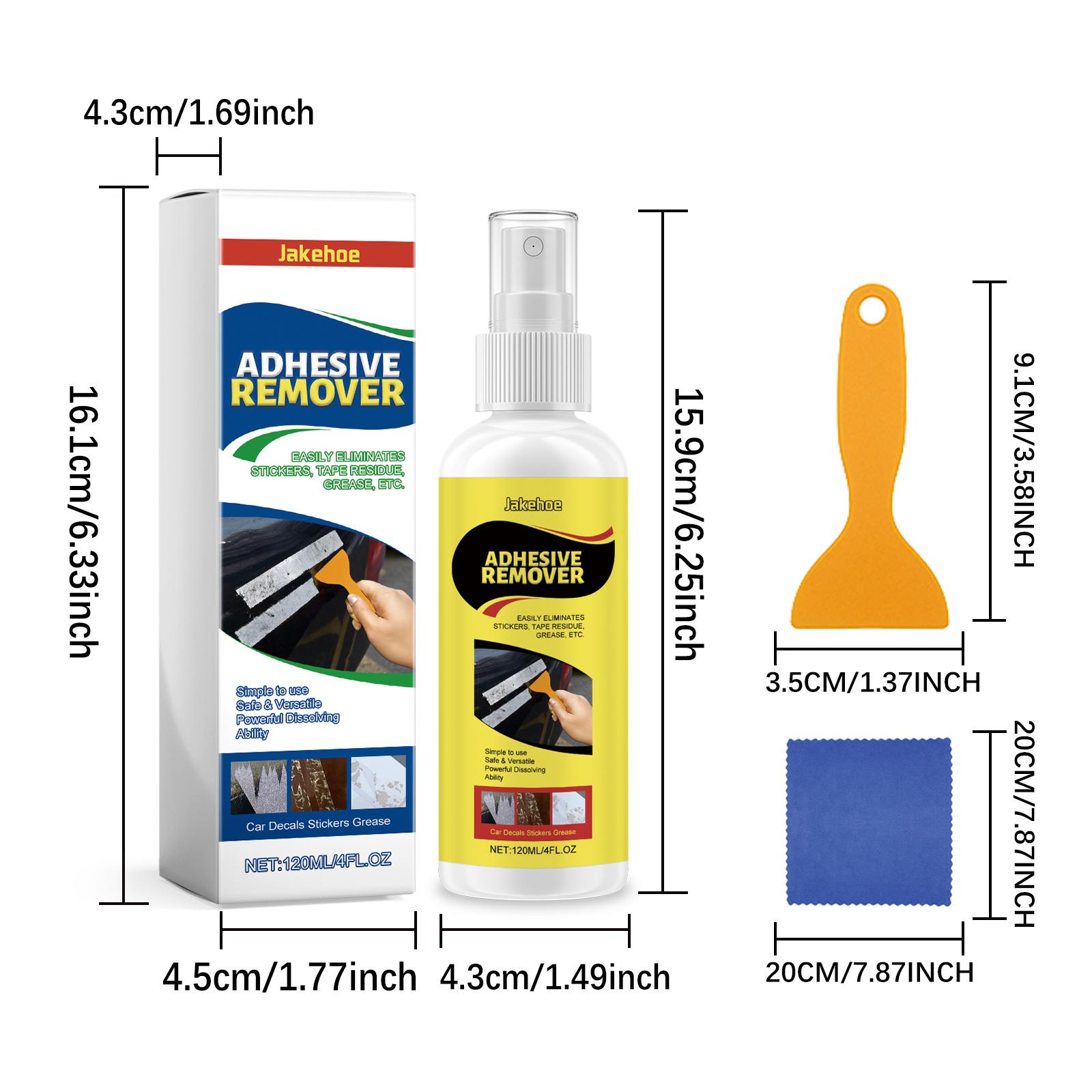 Sticky Residue Remover Car Window Film Adhesive Remover Sticker Cleaning Spray Glue Remover Cleaning Agent Cleaning Products