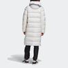 Adidas Originals Trefoil Long Down Jacket With Hood Men Outerwear White FL0008