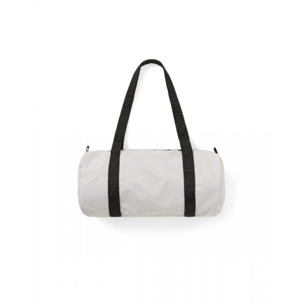 ThiSiSneverthat Light Duffle Bag  S  White F