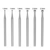 Engraving Bits 49.5mm 1.95in Carving Cutter 6 Sizes Included Abrasion Resistance Precision Cutting Suitable For Drills