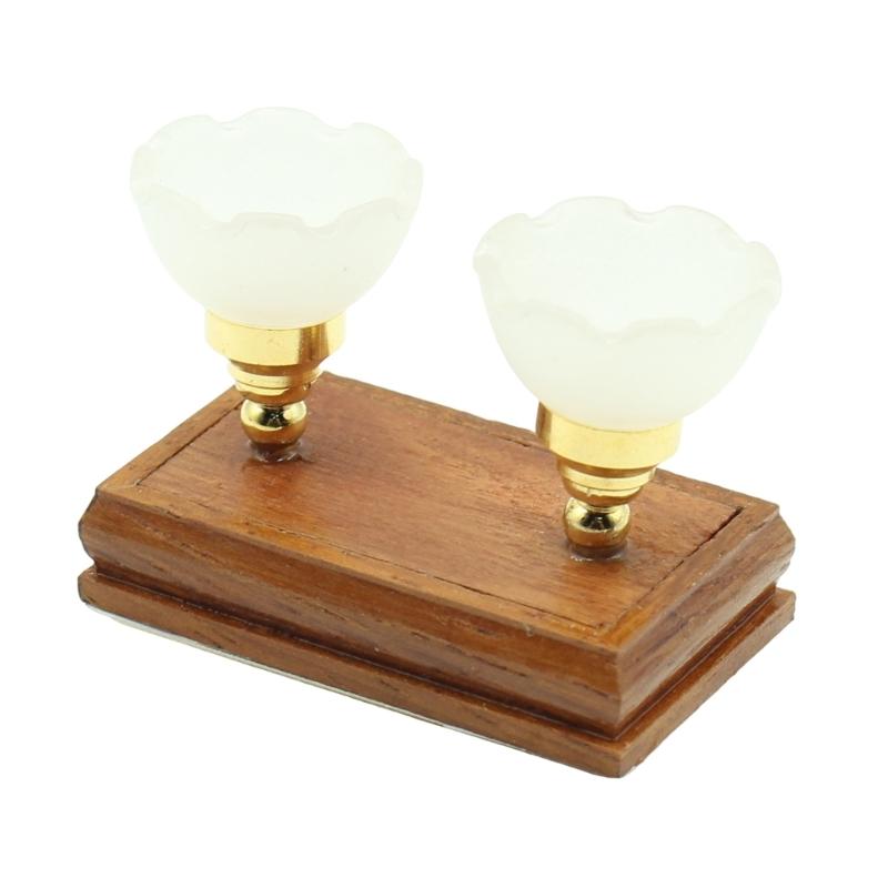 

Chandelier Bedroom Ceiling Lamp Miniature Furniture Model Doll Houses Accessory Realistic Lighting Toy Playset 1:12 1