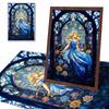 Diamond Mosaic Colorful Diamond Painting Rapunzel Full Round Embroidery Cartoon Creative Hobbies Wall Decor