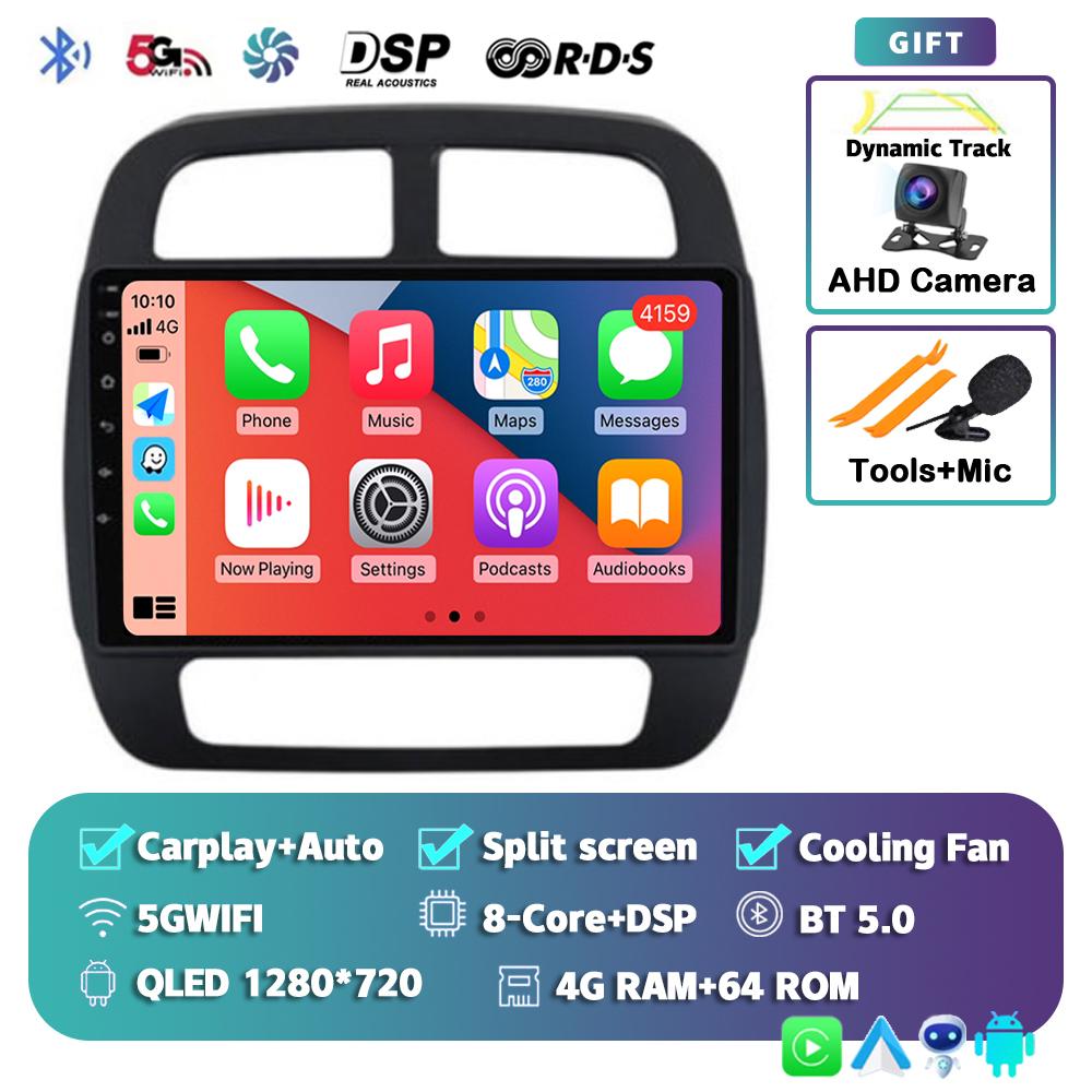 For Renault KWID K-ZE Dacia spring 2015-2019 Android 14 Carplay Auto WIFI+4G Car Radio Multimedia Video Player GPS 2din Stereo